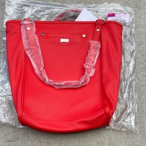 Coral Kisses Jewell Thirty-One Tote Or Work Bag